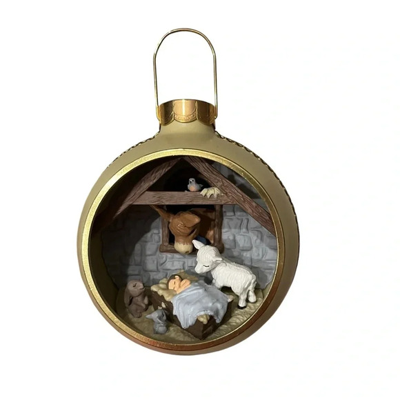 Hallmark Vintage 1986 Gentle Blessings- Lighted Ornament - Picture 1 of 5
